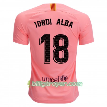 Billige Fotballdrakter FC Barcelona Jordi Alba 18 Tredjedraktsett 2018/19 Kortermet